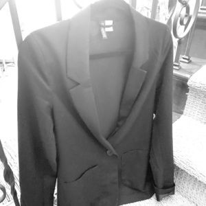 H&M black casual blazer